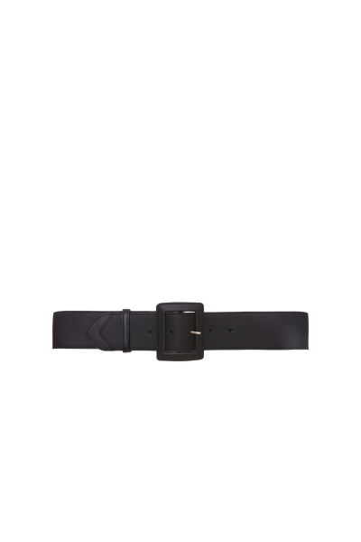  GIZIA - Black Leather Belt