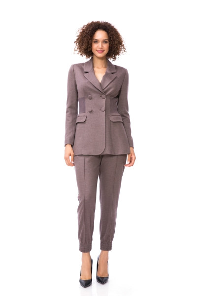 Gizia Button Detailed Beige Women's Suit. 1 Gizia Button Detailed Beige Women's Suit. 1