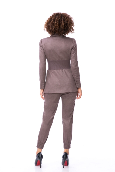 Gizia Button Detailed Beige Women's Suit. 3 Gizia Button Detailed Beige Women's Suit. 3