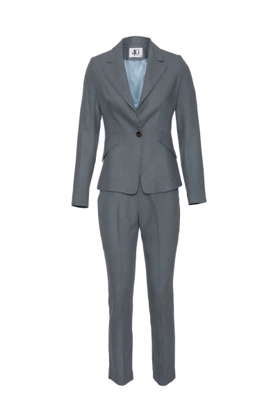 Gizia Mono Collar Vertical Pocket Jacket and Pants Suit. 1 Gizia Mono Collar Vertical Pocket Jacket and Pants Suit. 1