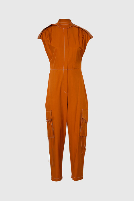 Orange utility jumpsuit hotsell