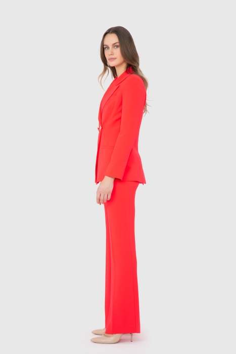 Gizia Front Button Detailed Red Suit. 2