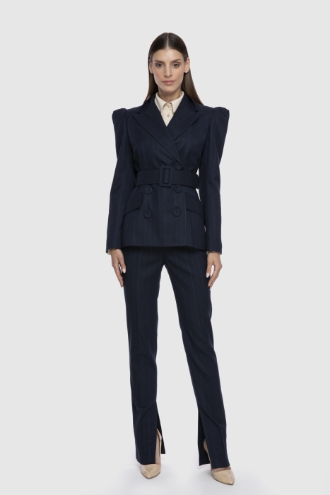 Gizia Belt Detailed Blazer Jacket. 1 Gizia Belt Detailed Blazer Jacket. 1