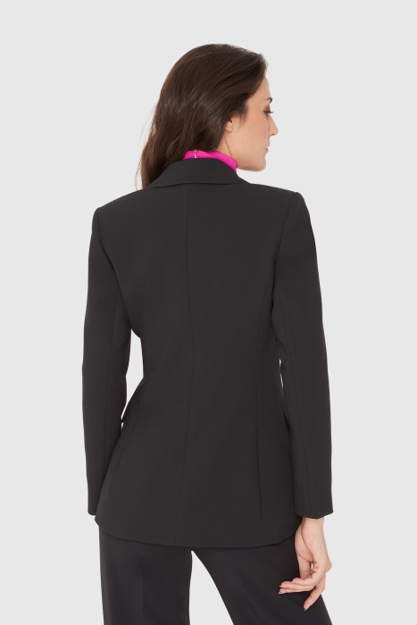 Gizia Double Breasted Closure Gold Button Blazer Fit Jacket. 3 Gizia Double Breasted Closure Gold Button Blazer Fit Jacket. 3