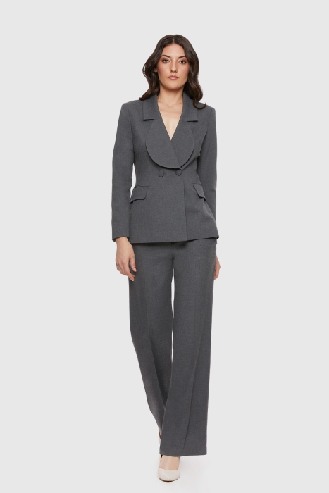 Gizia Double Buttoned Suit With Palazzo Pants. 1