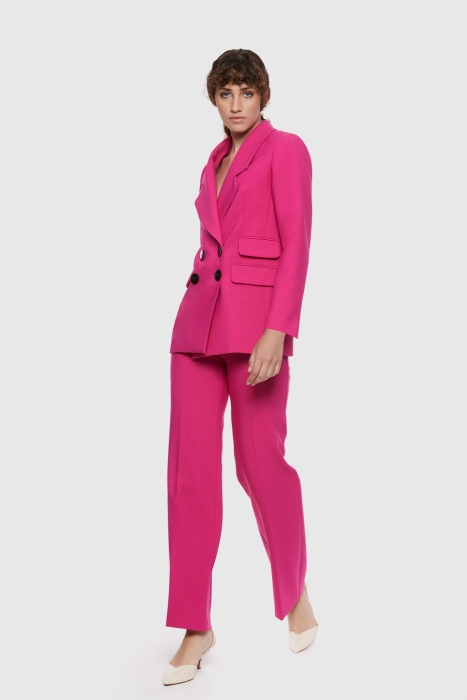 Gizia Pocket Detailed Pink Suit. 2