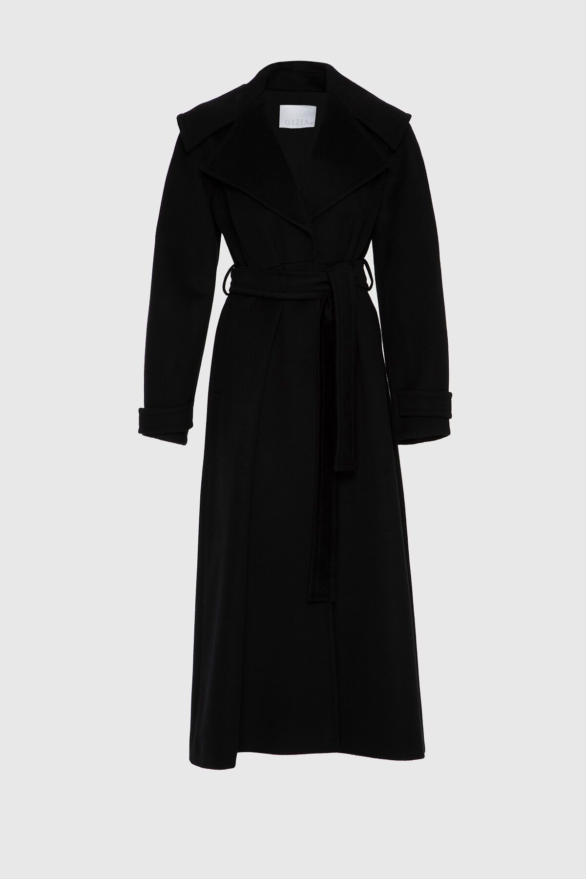  GIZIA - Black Cashmere Coat