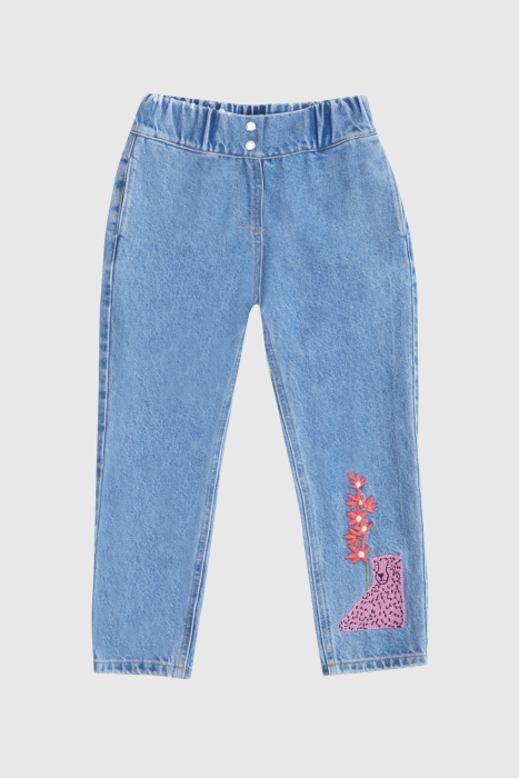Gizia Embroidered Jeans. 1