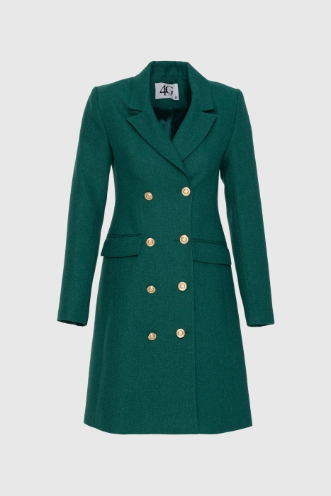 Gizia Green Mini Jacket Dress. 1