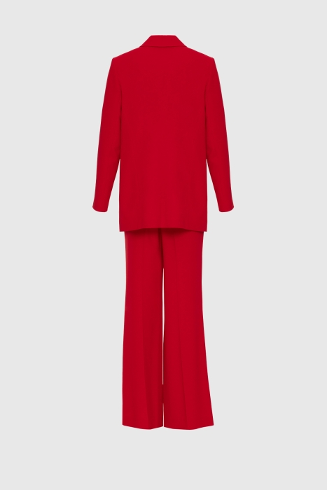 Gizia Double Breasted Closure Red Crepe Set. 3 Gizia Double Breasted Closure Red Crepe Set. 3