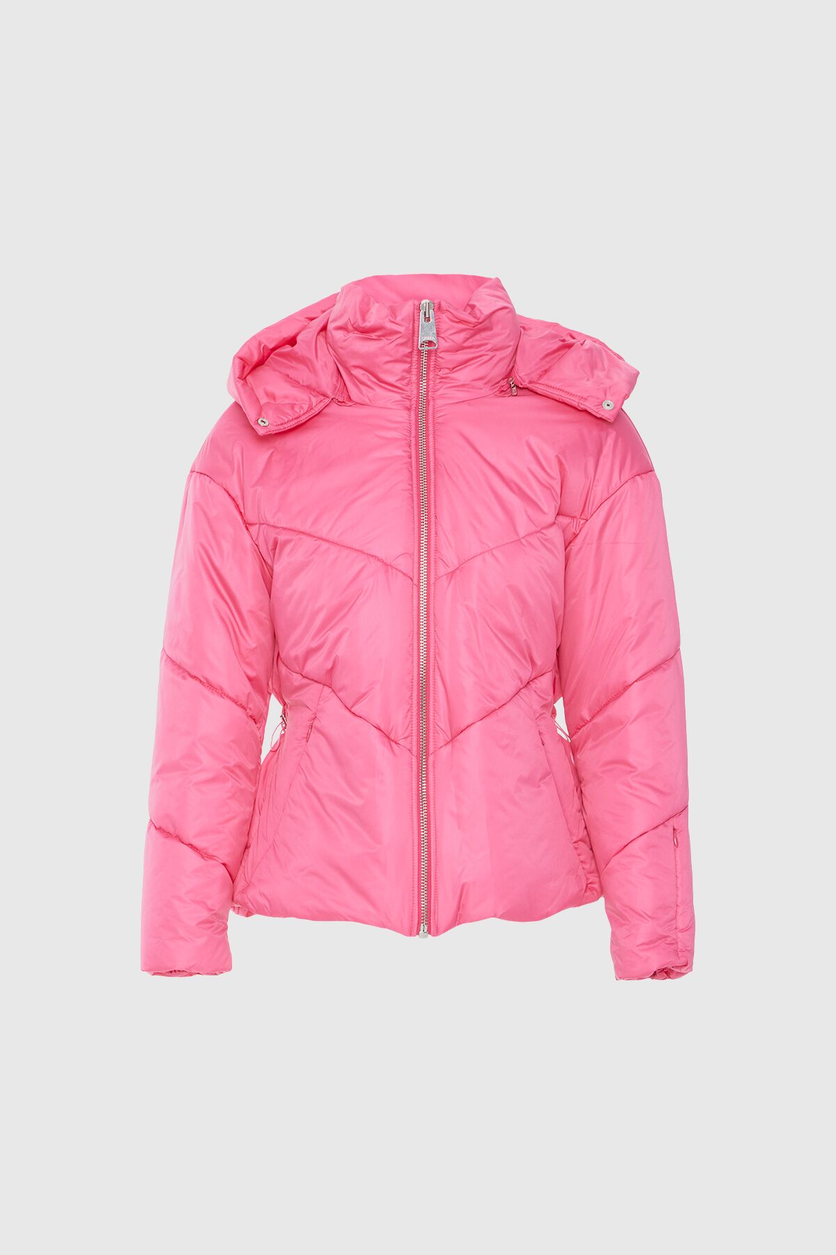  GIZIA - Pink Puffer Jacket
