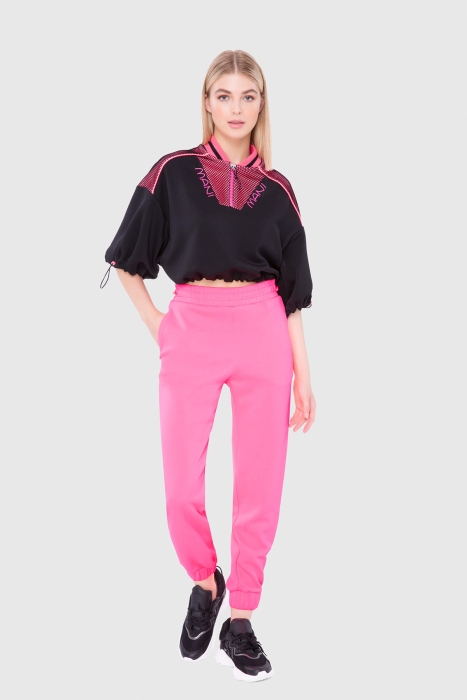 Gizia Manı Manı Baskılı Crop Sweatshirt. 1 Gizia Manı Manı Baskılı Crop Sweatshirt. 1