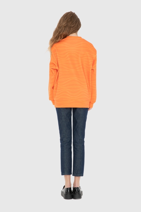 Gizia Print And Wadding Detail Sweatshirt. 3 Gizia Print And Wadding Detail Sweatshirt. 3