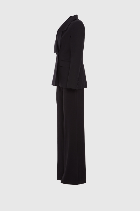 Gizia Double Buttoned Black Suit with Palazzo Pants. 2