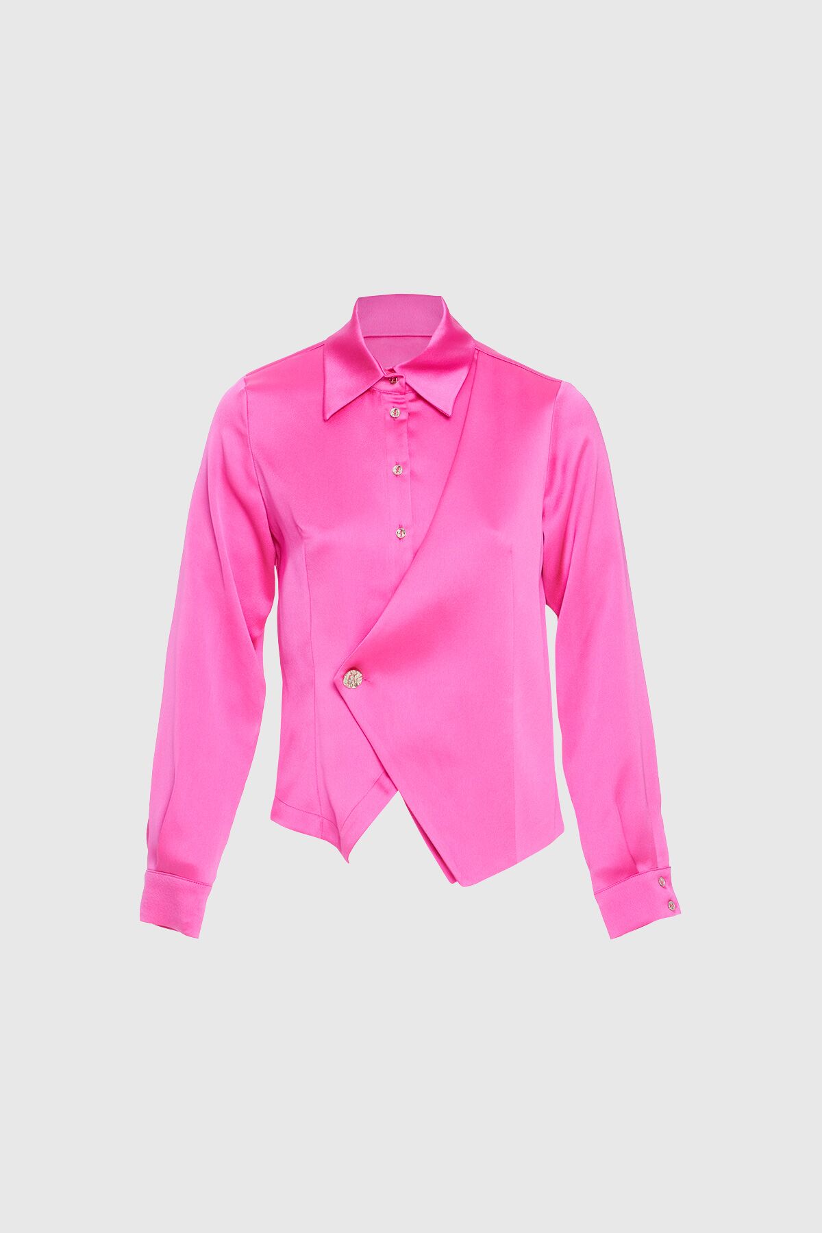 4G CLASSIC - Button Detailed Pink Blouse