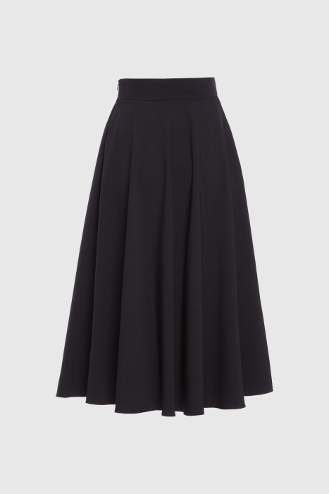 Gizia Black Flared Skirt. 1