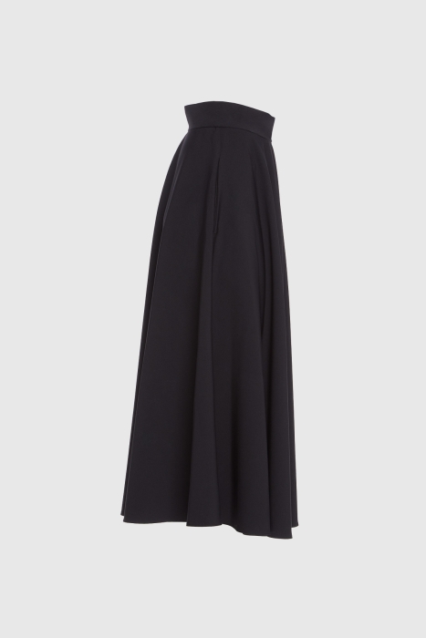 Gizia Black Flared Skirt. 2
