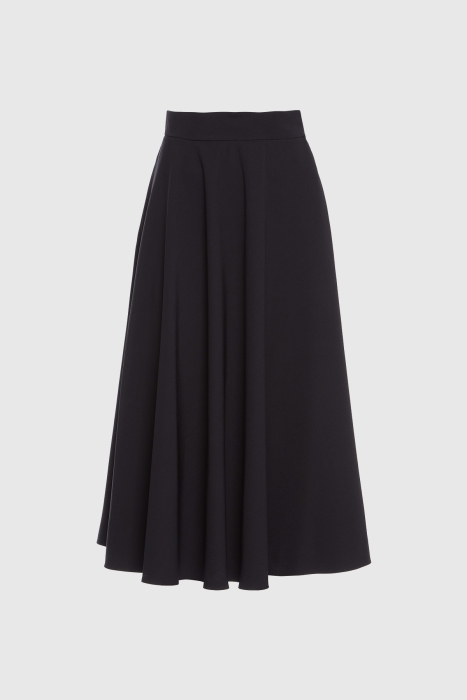 Gizia Black Flared Skirt. 3