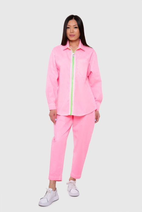 Gizia Neon Green Carrot Denim Trousers. 1 Gizia Neon Green Carrot Denim Trousers. 1