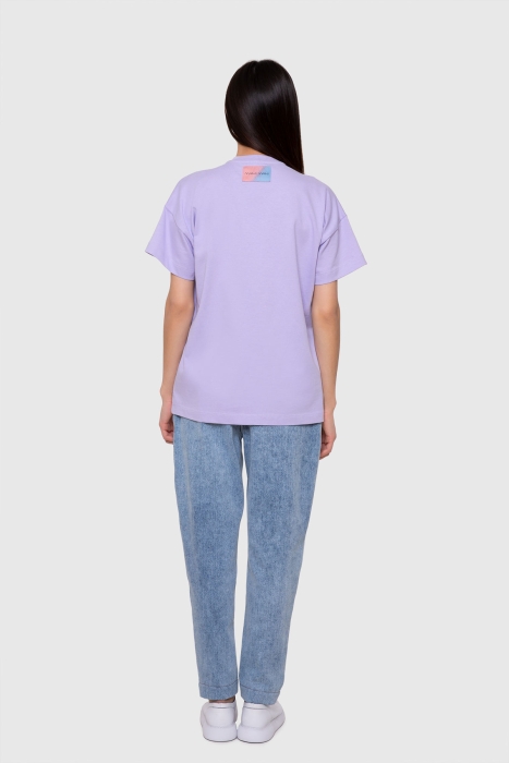 Gizia Printed Oversize T-Shirt. 2
