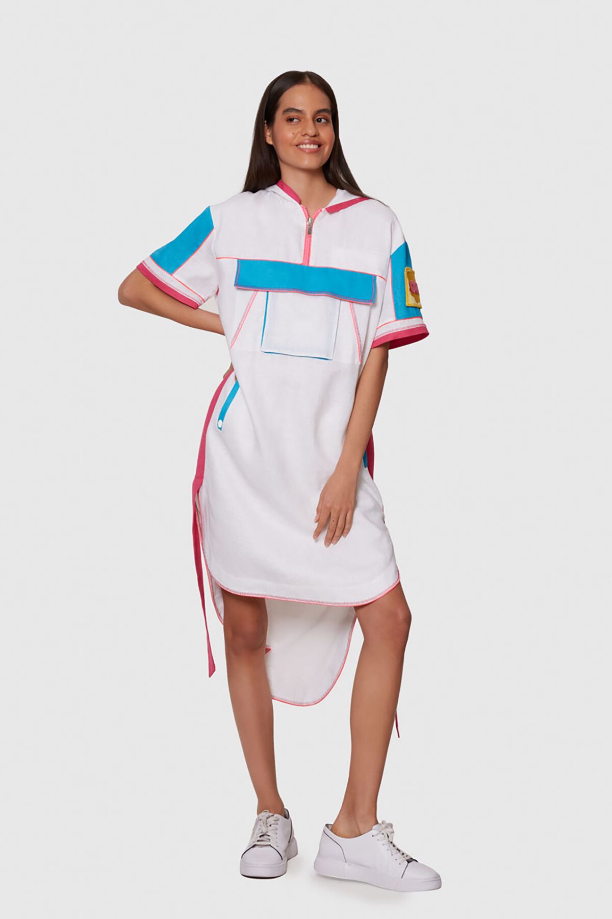 MANI MANI - Embroidered Oversize Dress