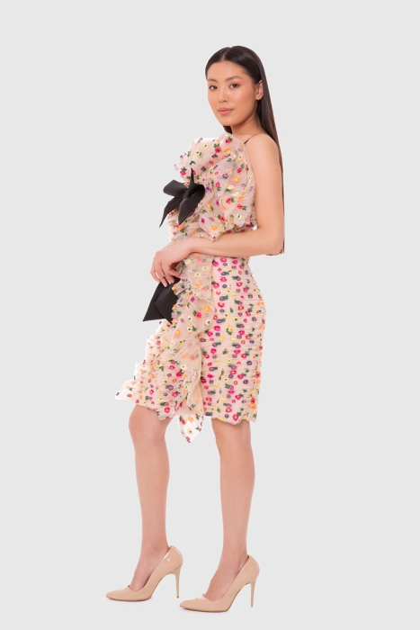 Gizia Floral Patterned Mini Dress. 1