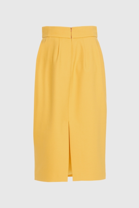 Gizia High Waist Yellow Pencil Skirt. 3 Gizia High Waist Yellow Pencil Skirt. 3