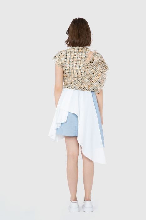 Gizia Tassel Detailed Asymmetrical Dress. 3
