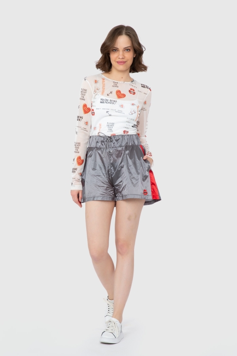 Gizia Embroidery And Garni Detailed Shorts. 1