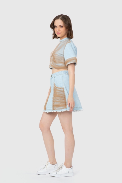 Gizia Tulle Witty Jean Skirt. 2 Gizia Tulle Witty Jean Skirt. 2