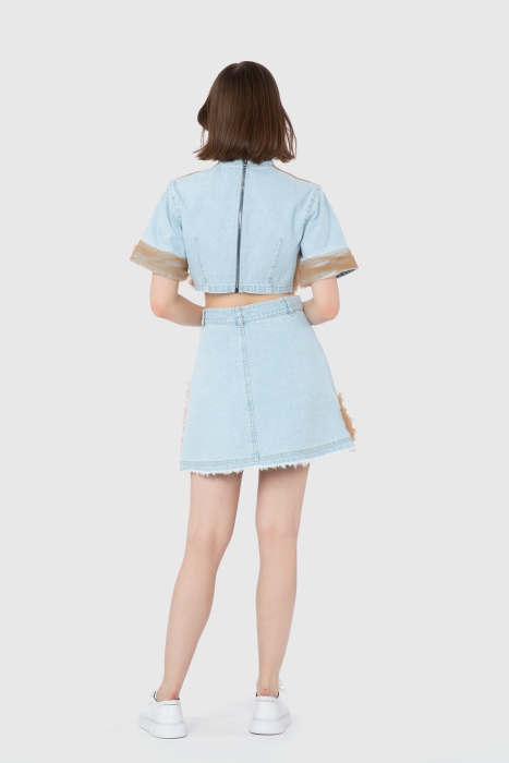 Gizia Tulle Witty Jean Skirt. 3 Gizia Tulle Witty Jean Skirt. 3