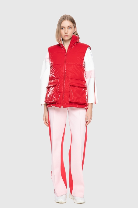 Gizia Red - Gray Double Sided Vest. 1