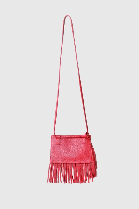 Gizia Tasseled Red Bag. 3