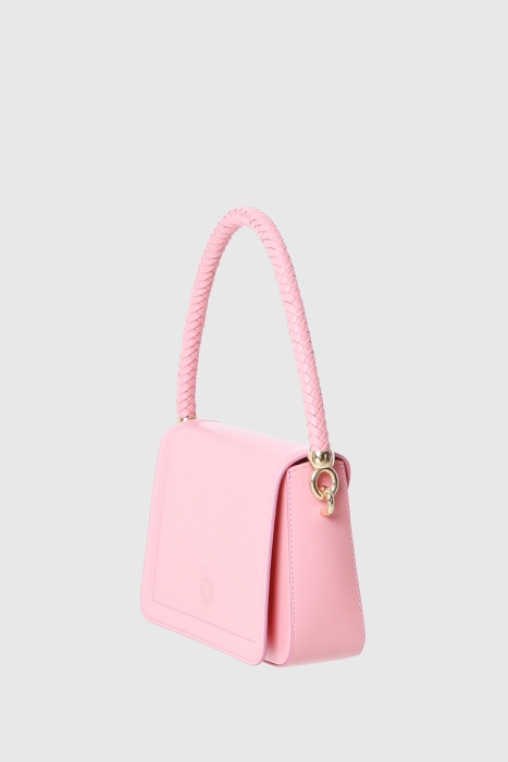Gizia Pink Leather Bag. 2