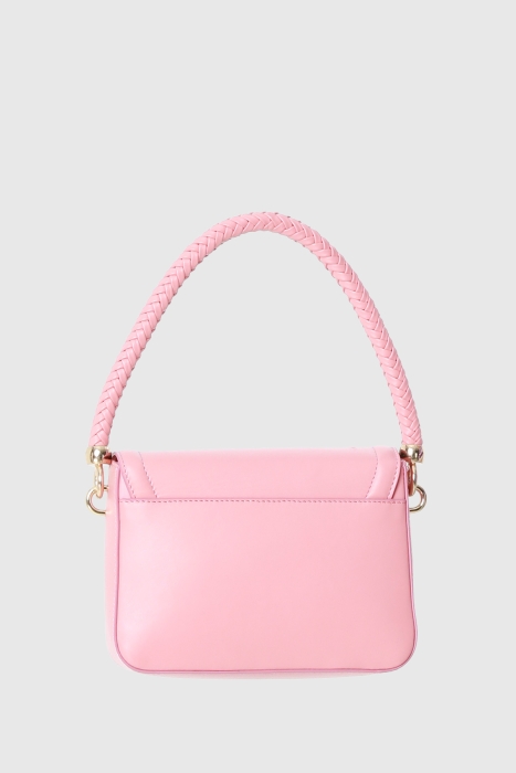 Gizia Pink Leather Bag. 3