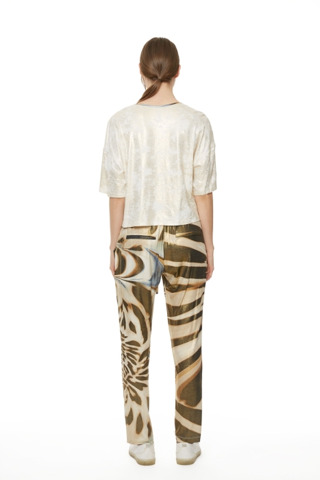 Gizia Brown Top And Pants Matching Set. 3
