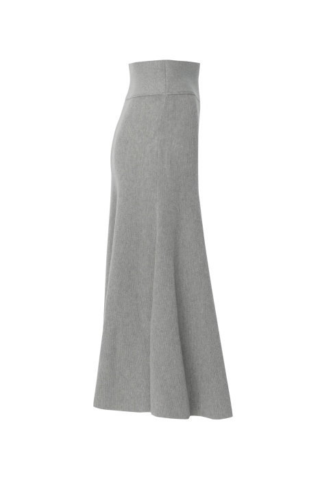 Gizia Waist Detailed Silvery Knitwear Navy Blue Skirt. 2 Gizia Waist Detailed Silvery Knitwear Navy Blue Skirt. 2