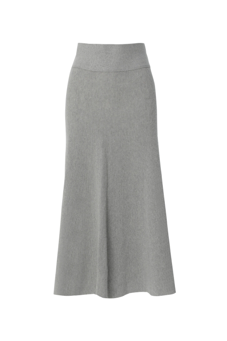Gizia Waist Detailed Silvery Knitwear Navy Blue Skirt. 1 Gizia Waist Detailed Silvery Knitwear Navy Blue Skirt. 1