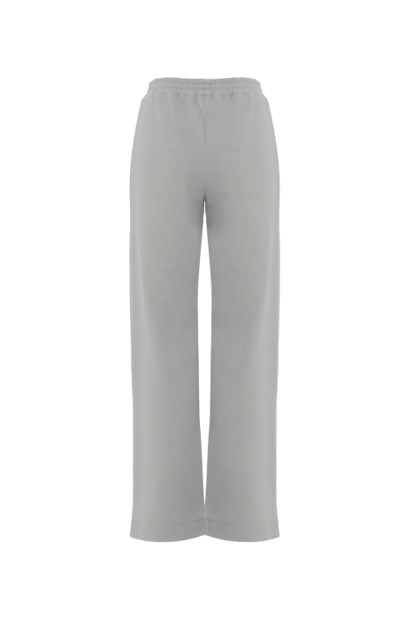 Gizia Lace-Up Corded Wide Leg Grey Tracksuit. 3