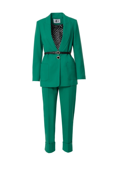 Gizia Cep Detaylı Yeşil Kadın Takım Elbise. 1