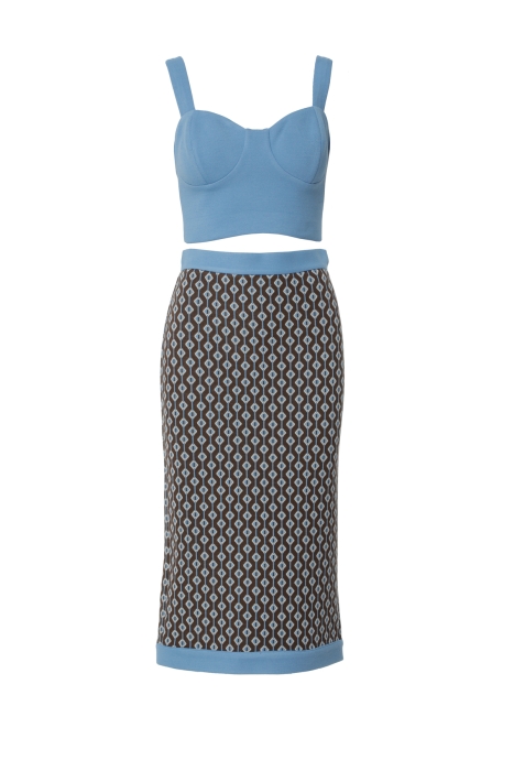 Gizia Blue Knitwear Set. 2 Gizia Blue Knitwear Set. 2