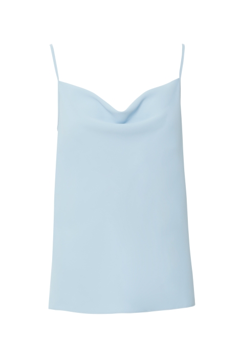 Gizia Blue Blouse With Cowl Neckline. 1 Gizia Blue Blouse With Cowl Neckline. 1