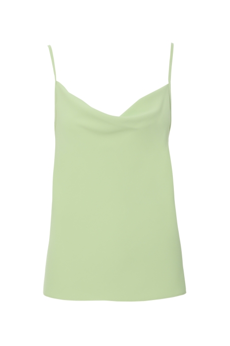 Gizia Green Blouse With Cowl Neckline. 1 Gizia Green Blouse With Cowl Neckline. 1