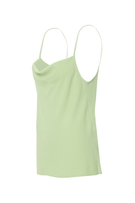 Gizia Green Blouse With Cowl Neckline. 2 Gizia Green Blouse With Cowl Neckline. 2