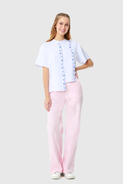 Gizia Asymmetric White Blouse. 1 Gizia Asymmetric White Blouse. 1