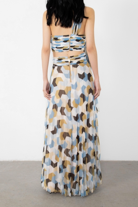 Gizia Skirt with Zipper At The Back. 3 Gizia Skirt with Zipper At The Back. 3