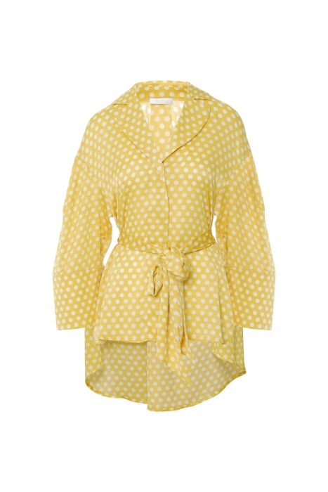 Gizia Thick Armband Yellow Blouse With Belt. 5 Gizia Thick Armband Yellow Blouse With Belt. 5