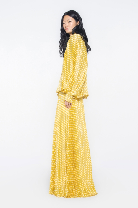 Gizia Yellow Blouse with Polka Dot. 2