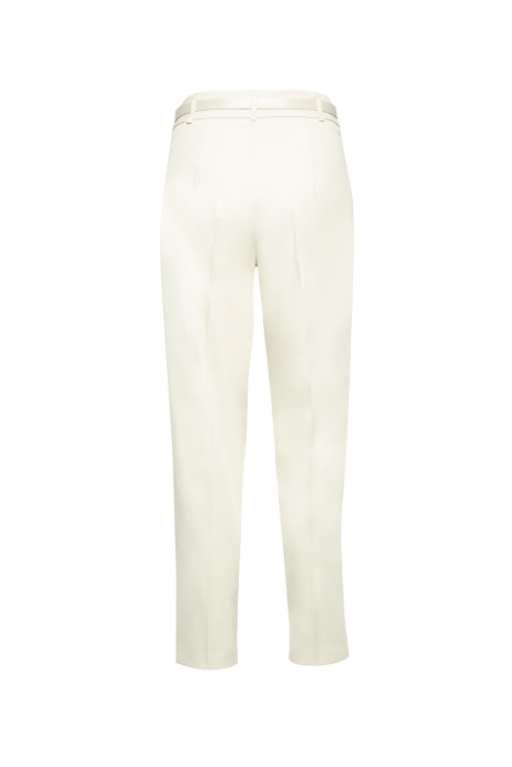 Gizia Beige Trousers With Straight Carrot Trotter Pockets. 3