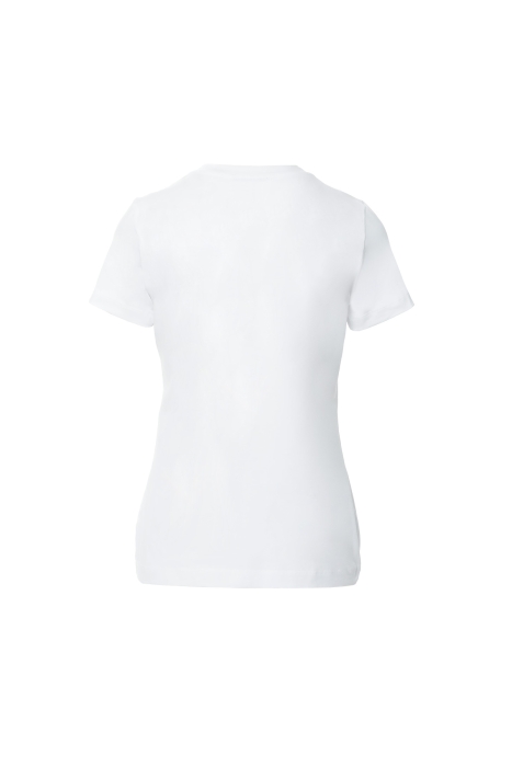Gizia White Tshirt With Lettering Detail. 3